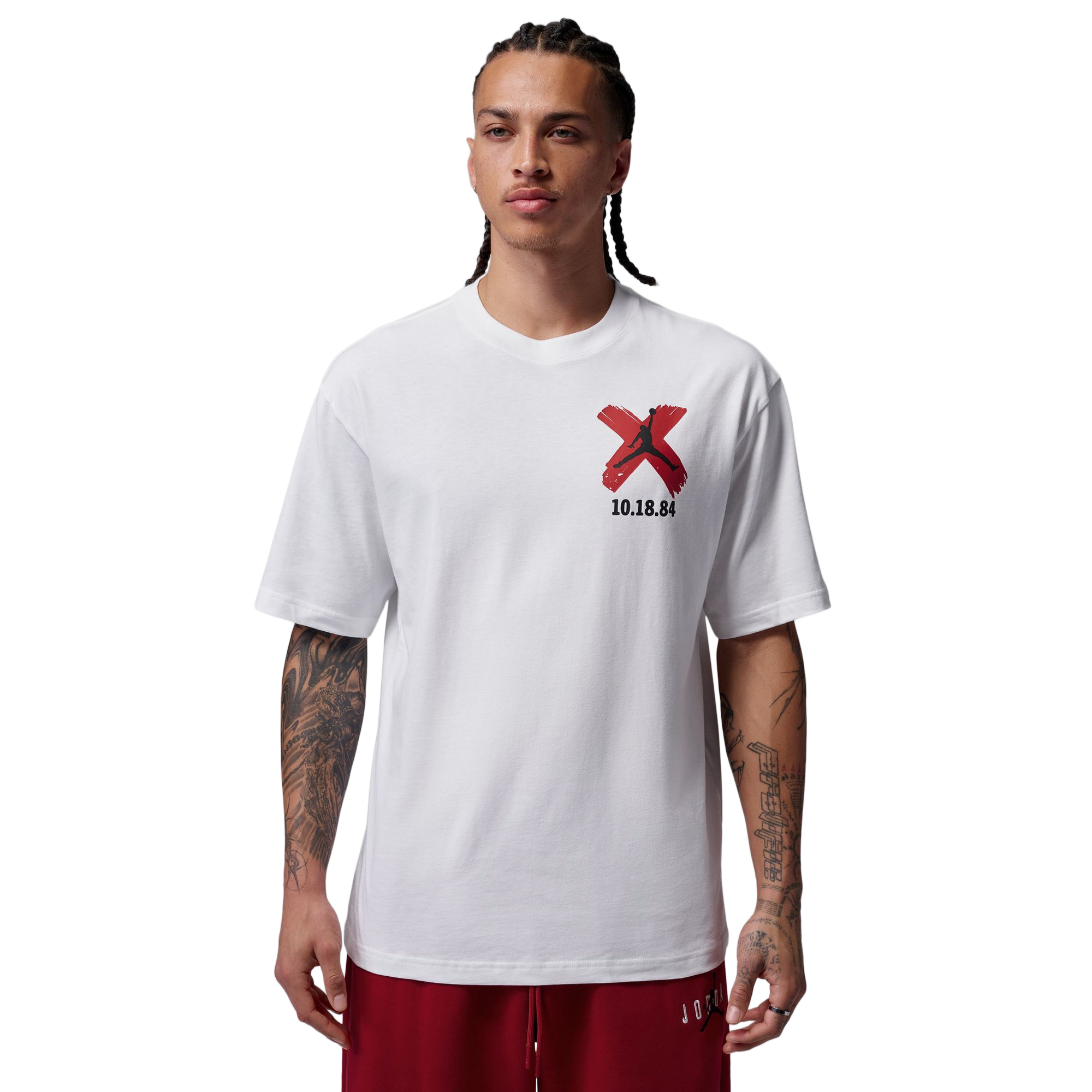 Jordan Brooklyn Banned Graphic Short Sleeve Crew - Men's