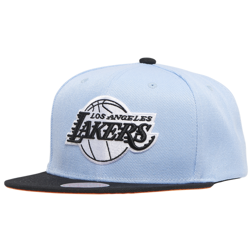 

Mitchell & Ness Los Angeles Lakers Mitchell & Ness Lakers Retro Hook 6 UNC Snapback - Adult Carolina/Black Size One Size