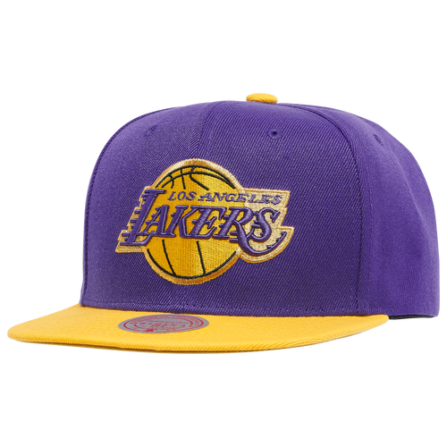 

Mitchell & Ness Los Angeles Lakers Mitchell & Ness Lakers 50th Anniversary Snapback - Adult Purple/Yellow Size One Size