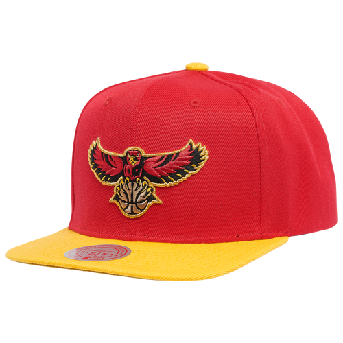 

Mitchell & Ness Atlanta Hawks Mitchell & Ness Hawks 50th Anniversary Snapback - Adult Red/Yellow Size One Size