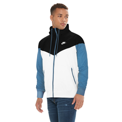 Mens - Nike Windrunner Hooded Jacket - Liwhite/Black/Laser Blue
