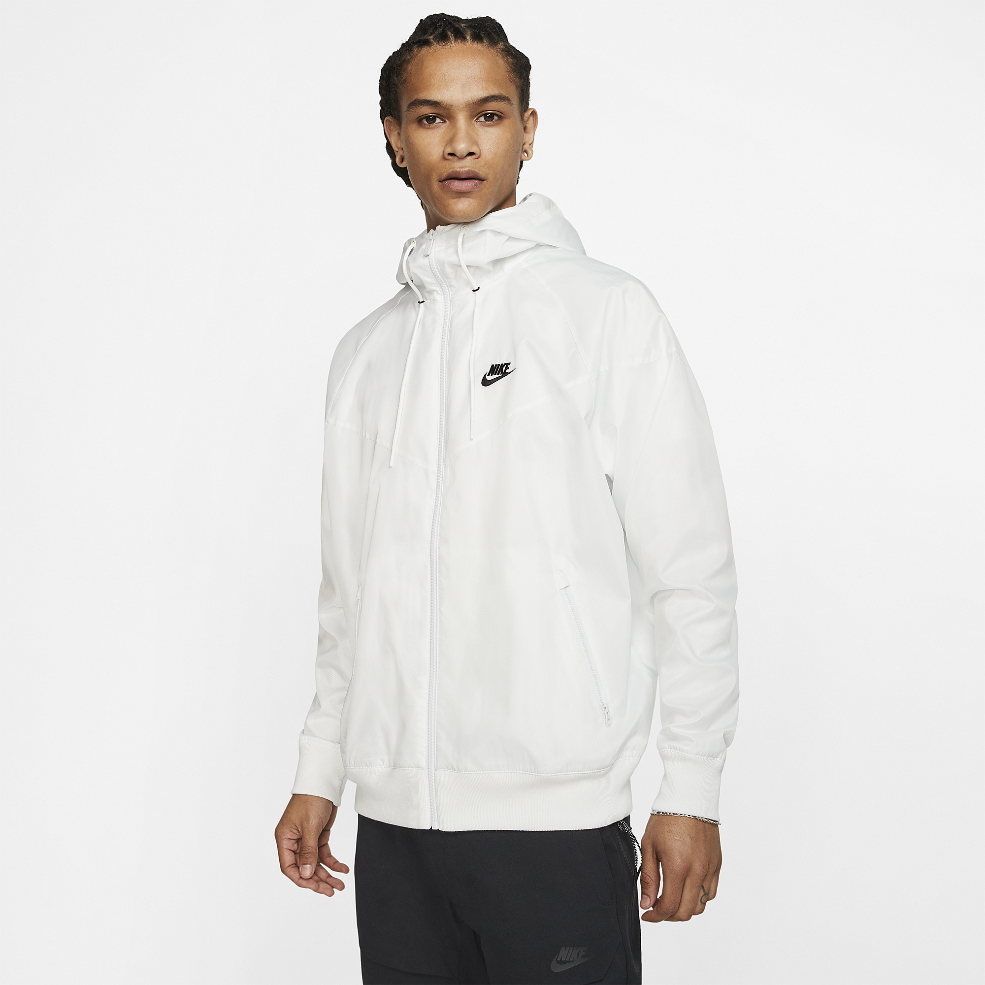 black white nike windbreaker