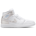 Jordan AJ 1 Mid SE - Jordan White/Silver