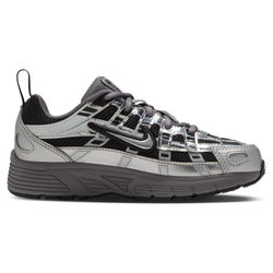 Boys' Preschool - Nike P-6000 Lace - Black/Metallic Silver/Pencil Point