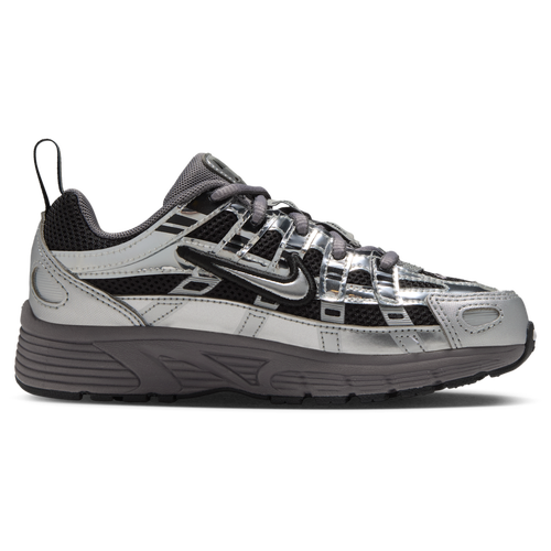 BOYS - Nike P-6000 Lace - Black/Metallic Silver Pencil Point