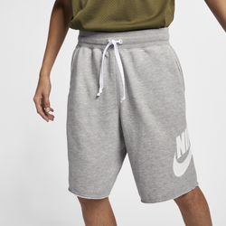 Men's - Nike CB Alumni Shorts - Dark Grey Heather/Dark Grey Heather/White