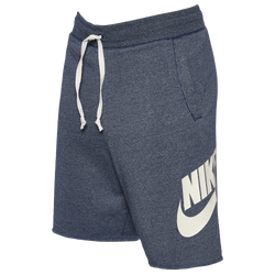 Men's - Nike Alumni Shorts - Blue Void/Sail