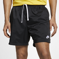 Men's - Nike Club Essentials Woven Flow Shorts - Black/White