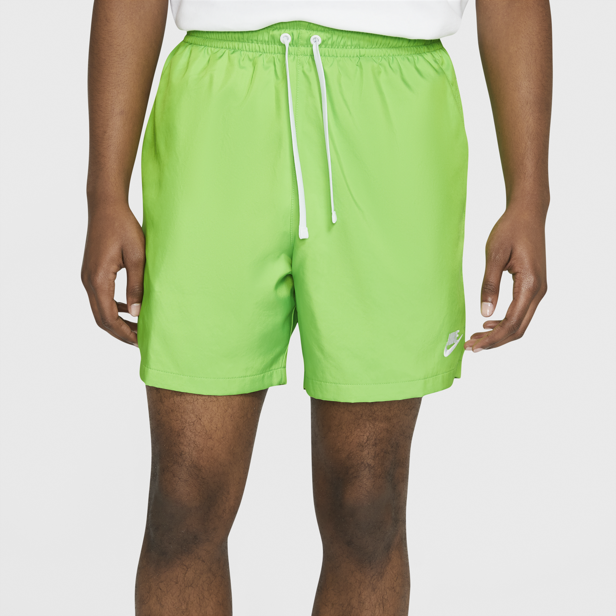 nike club essentials woven flow shorts teal