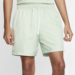 Men's - Nike Club Essentials Woven Flow Shorts - Pistachio Frost/White