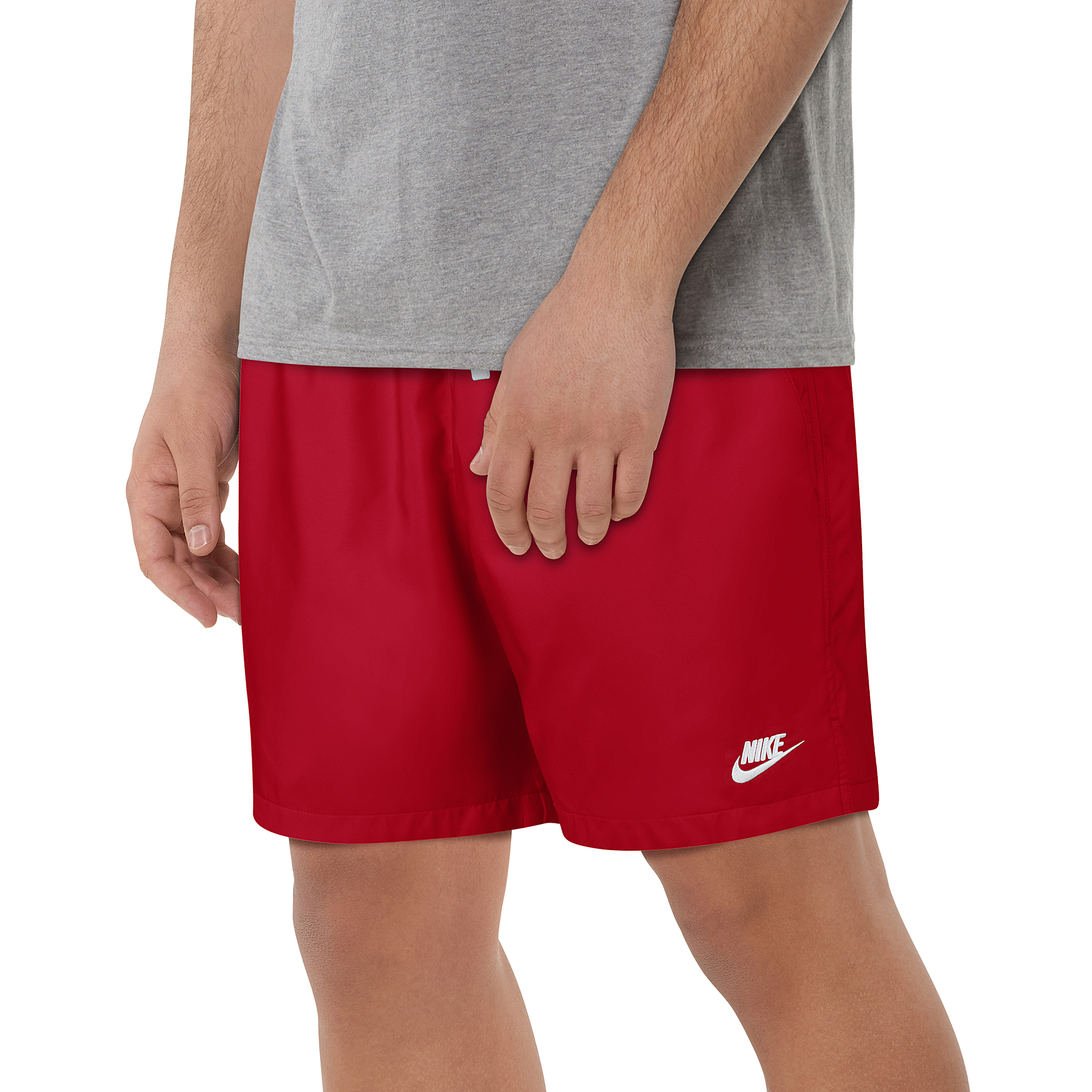 nike club essentials woven flow shorts teal