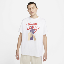 Women's - Nike Swoosh Fly T-Shirt - White/White