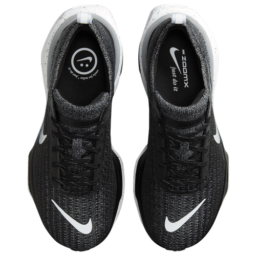 Nike men's zoom flyknit running shoes - black/grey/white best sale