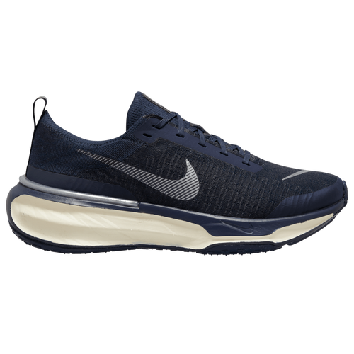 

Nike Mens Nike ZoomX Invincible Run Flyknit 3 - Mens Running Shoes College Navy/Black/Metallic Silver Size 11.0