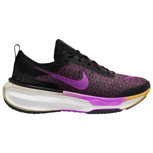 

Nike Womens Nike ZoomX Invincible Run Flyknit 3 - Womens Shoes Black/Laser Orange/Hyper Violet Size 10.5