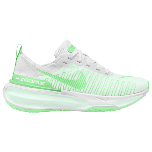 

Nike Womens Nike ZoomX Invincible Run Flyknit 3 - Womens Running Shoes Green/White/Silver Size 8.0