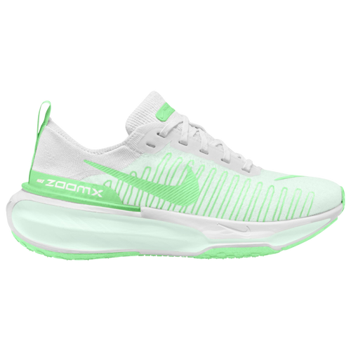 

Nike Womens Nike ZoomX Invincible Run Flyknit 3 - Womens Training Shoes Silver/White/Green Size 08.5