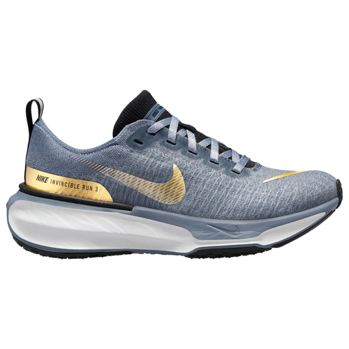 Shop Nike Womens  Zoomx Invincible Run Flyknit 3 In Metallic Gold/ashen Slate