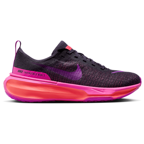 

Nike Womens Nike ZoomX Invincible Run Flyknit 3 - Womens Running Shoes Purple/Pink/Black Size 9.0