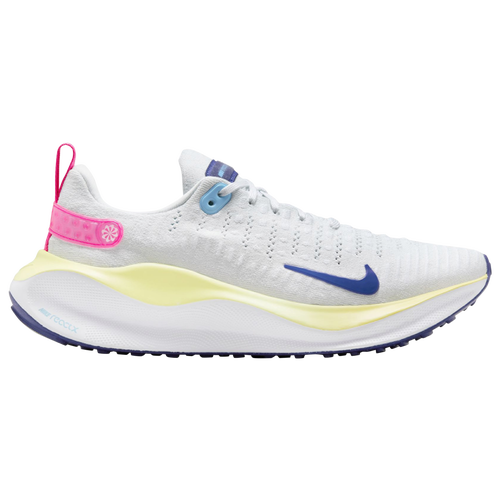 Shop Nike Womens  React Infinity Run Flyknit 4 In Photon Dust/deep Royal Blue/white