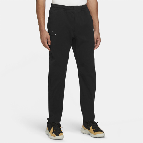 

Jordan Mens Jordan 23E Statement Pants - Mens Black/White Size L