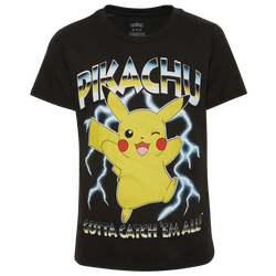 Boys' Grade School - Pokemon I Choose Pikachu Culture T-Shirt - Black/Black