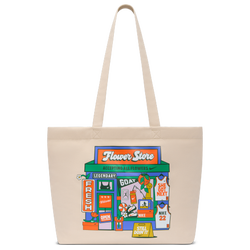 Nike Heritage Tote GFX - White/Oatmeal/Safety Orange
