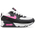 Nike Air Max 90 Mesh Lace - Girls' Preschool Black/Playful Pink/White