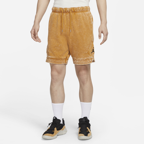 

Jordan Mens Jordan Essential Statement Wash Fleece Shorts - Mens Chutney/Black Size M