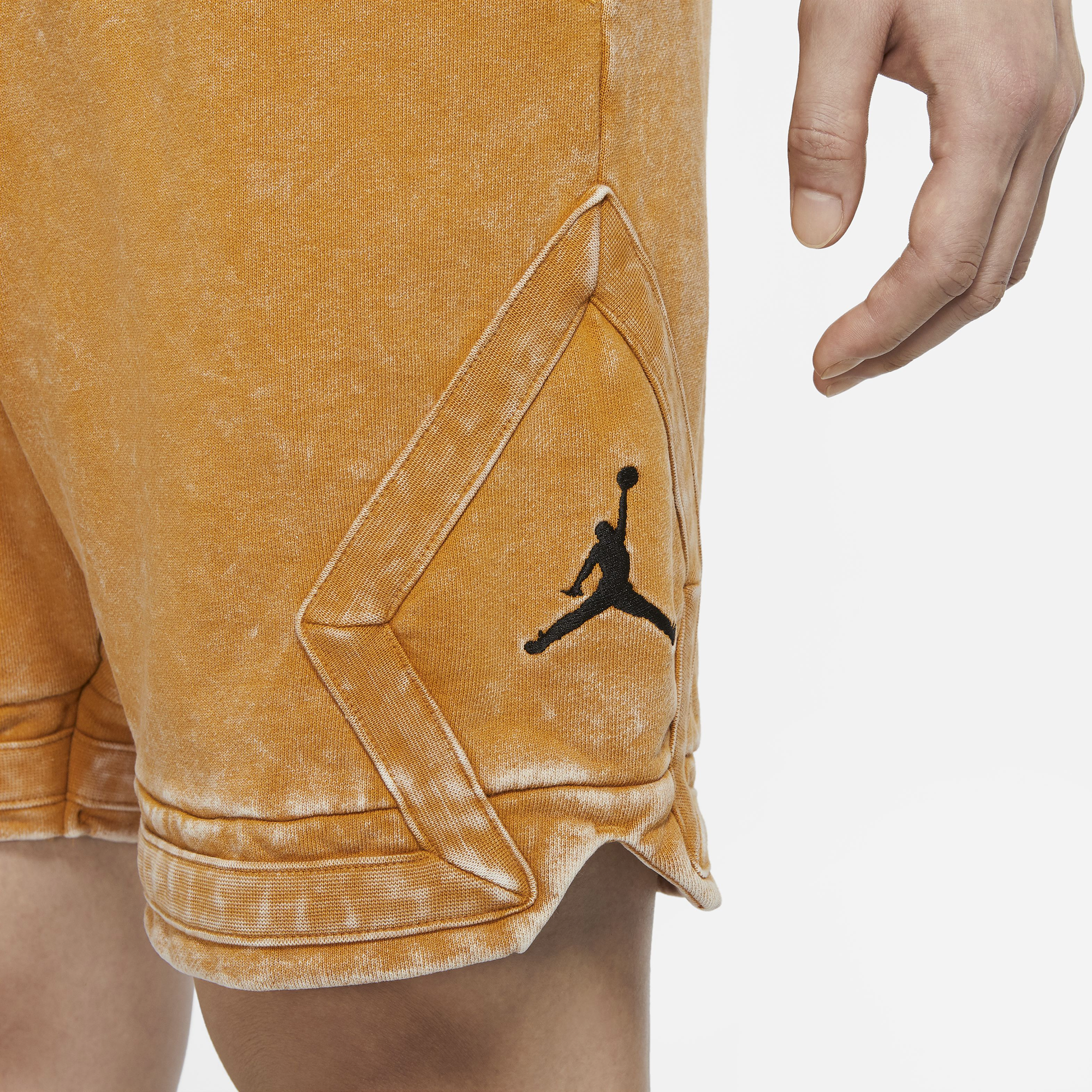 Jordan washed diamond hot sale fleece shorts