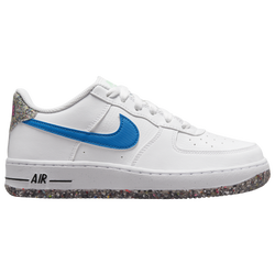 Boys' Grade School - Nike Air Force 1 LV8 - White/Blue