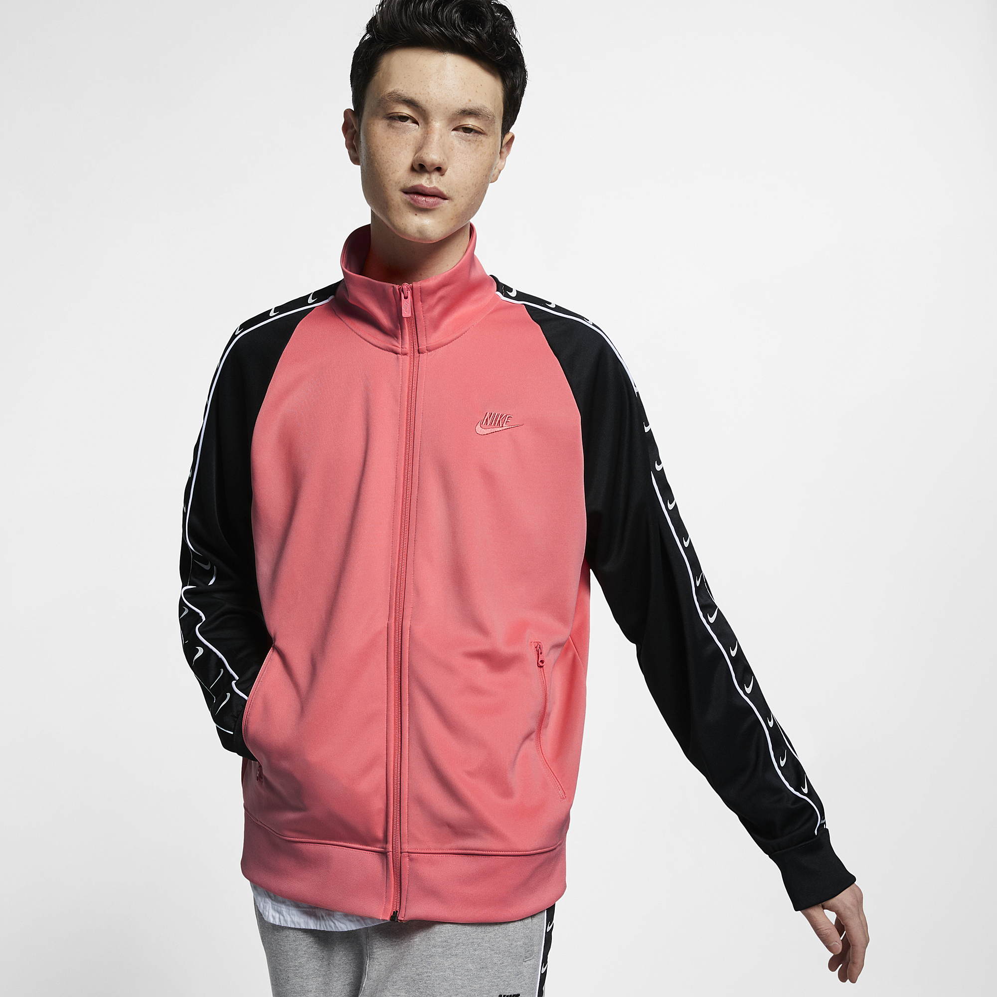 nike taped track jacket