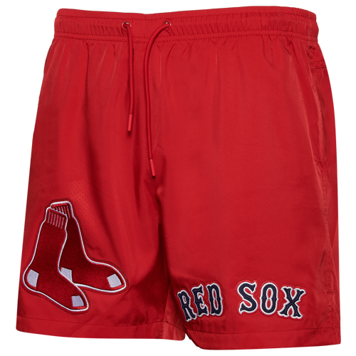 

Pro Standard Mens Pro Standard Boston Red Sox Dbl Logo Woven Short - Mens Red/Red Size XXL