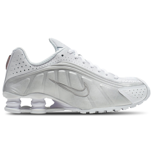 WOMENS - Nike Shox R4 - Metallic Silver/White