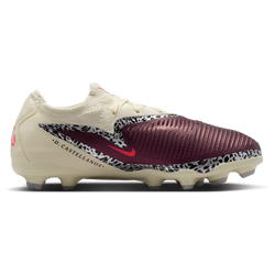 Boys' Grade School - Nike JR Phantom 6 Low Pro FG/MG - University Red/Fossil/Burgundy Crush
