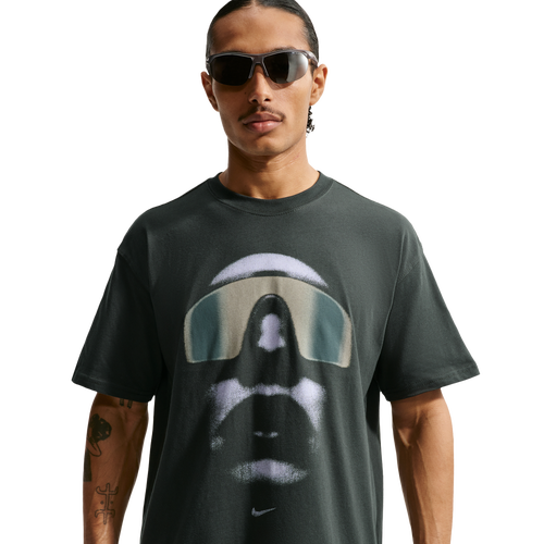MENS - Nike NSW M90 Short Sleeve T-Shirt - Black Spruce/Fog