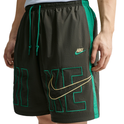 Men's - Nike Club Sport Block3 Shorts - Sequoia/White