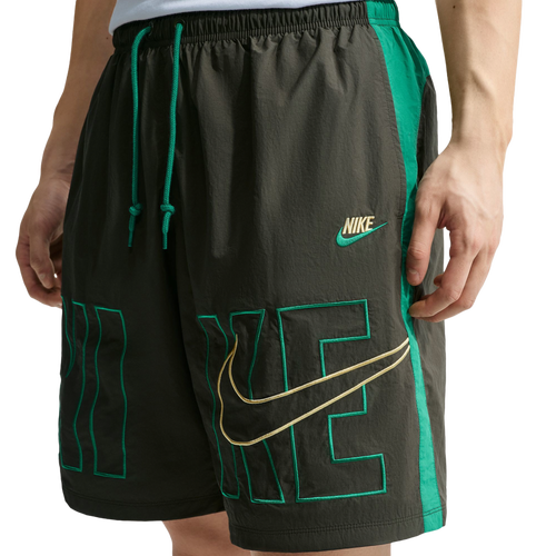 Nike Mens Club Sport Block3 Shorts - - Sequoia / White Size XXL