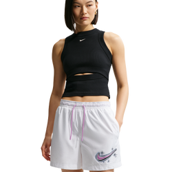 Women's - Nike NSW MR Essential Woven Short - White
