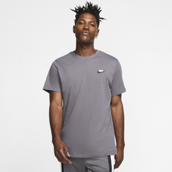Men's - Nike NSW Club Short Sleeve T-Shirt - Grey/White/Black