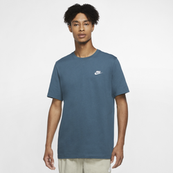 Men's - Nike NSW Club Short Sleeve T-Shirt - Ash Green/White