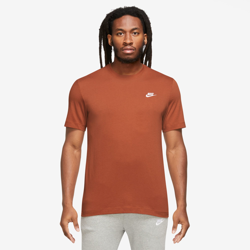Nike Mens  Embroidered Futura T-shirt In Brown/brown