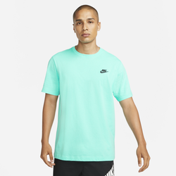 Men's - Nike Club T-Shirt - Teal/Black