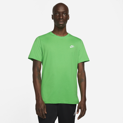 Men's - Nike Sports Wear Club T-Shirt - Green/White