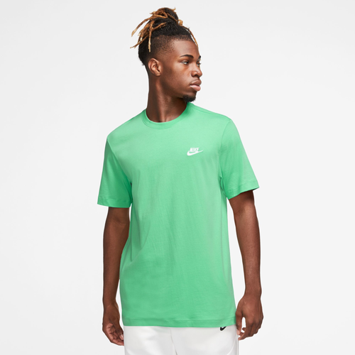 

Nike Mens Nike NSW Club Short Sleeve T-Shirt - Mens Spring Green Size L