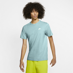 Men's - Nike NSW Club Short Sleeve T-Shirt - Light Dew/White