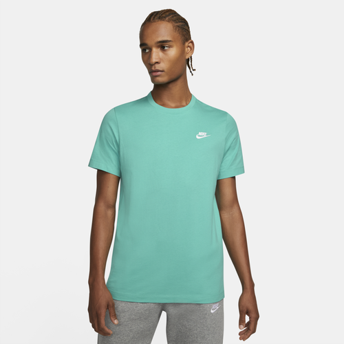 Nike Mens  Club T-shirt In Washed Teal/white