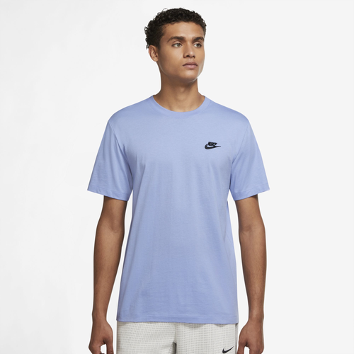 

Nike Mens Nike Embroidered Futura T-Shirt - Mens Lt Marine/Black Size S