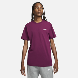Men's - Nike Embroidered Futura T-Shirt - Maroon/White