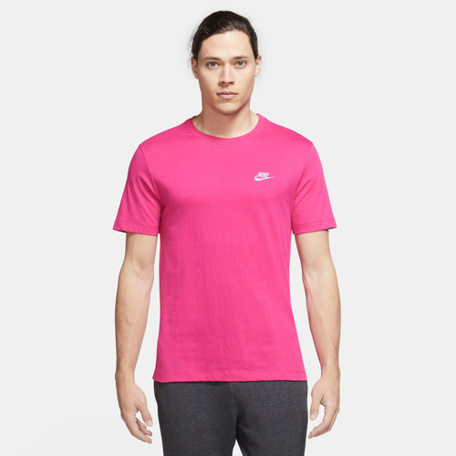 

Nike Mens Nike Embroidered Futura T-Shirt - Mens Pink Size M